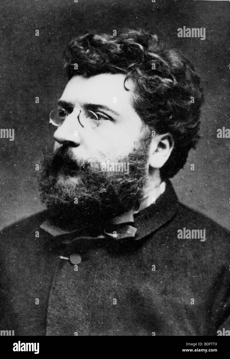 GEORGES BIZET - French composer 1838-75 most famous for his opera Carmen Stock Photo