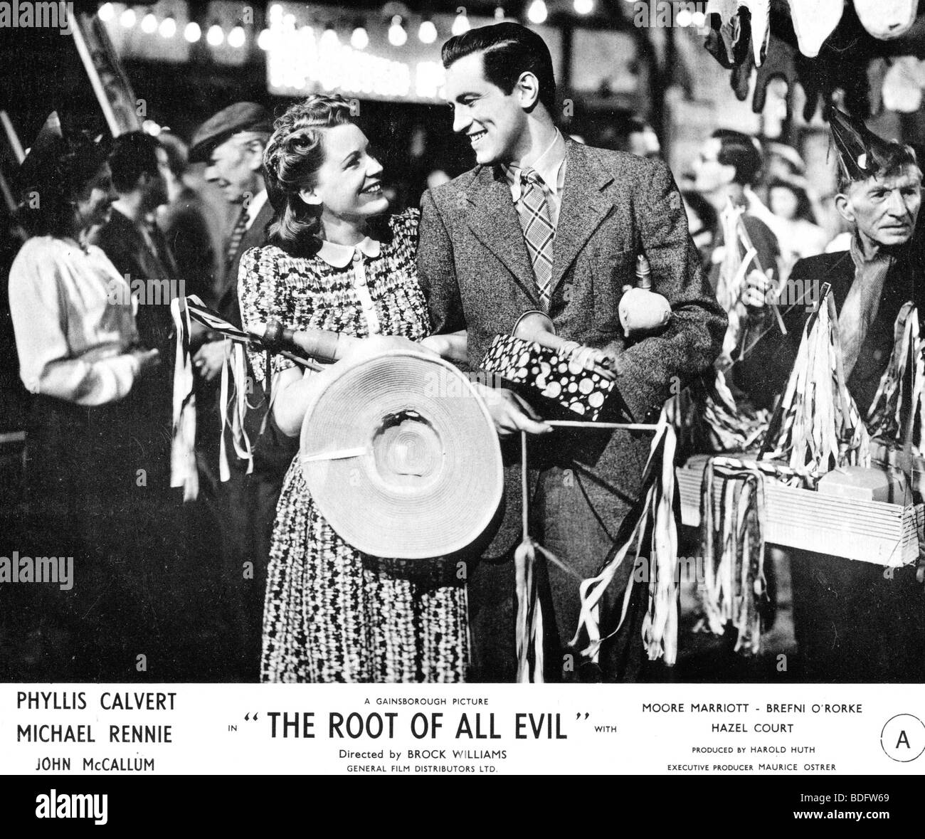 THE ROOT OF ALL EVIL  1946 GFD film with Phyllis Calvert and Michael Rennie Stock Photo
