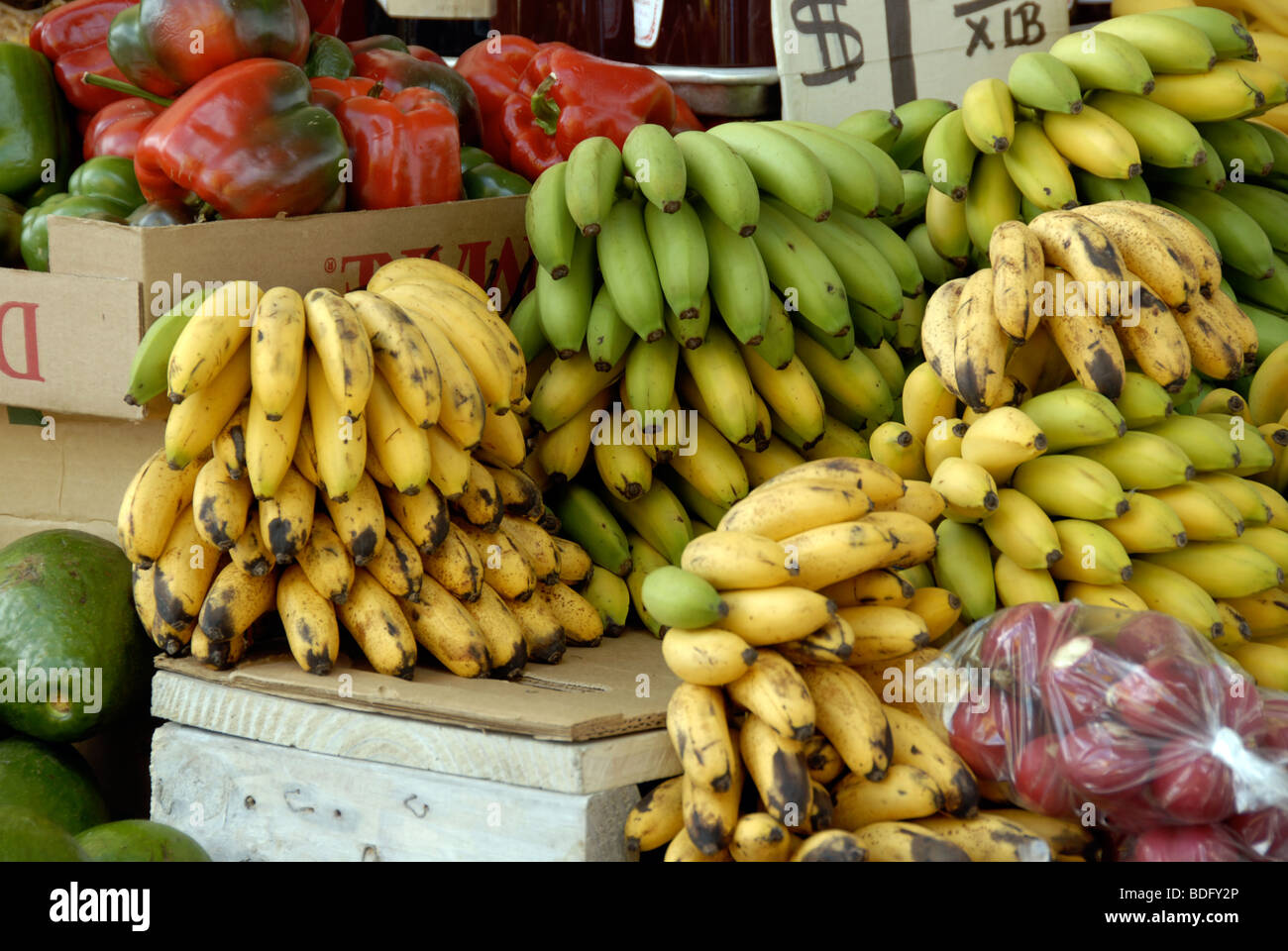 Bananas in the air hi-res stock photography and images - Alamy