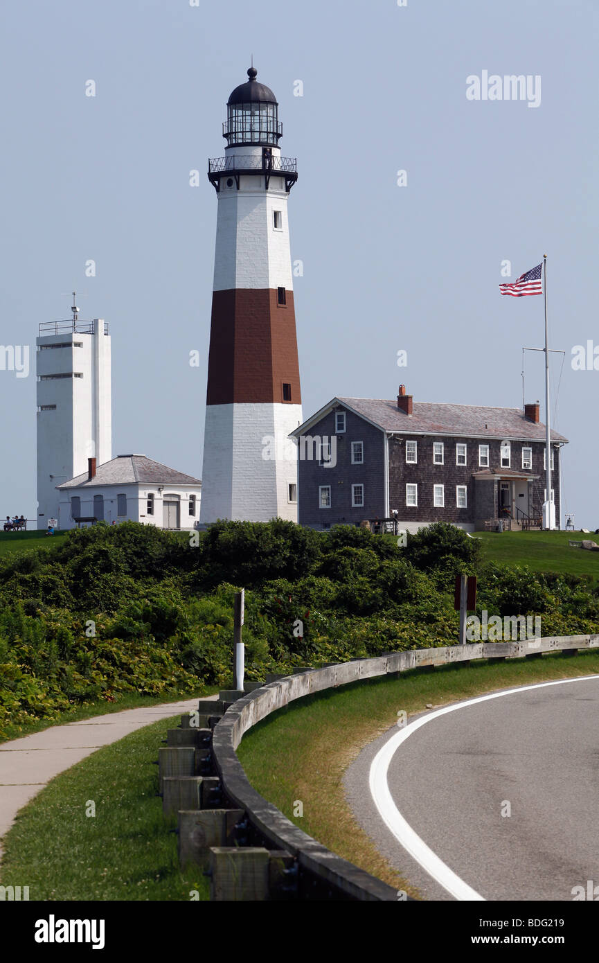 Montauk Point lighthouse, Montauk, New York Stock Photo Alamy
