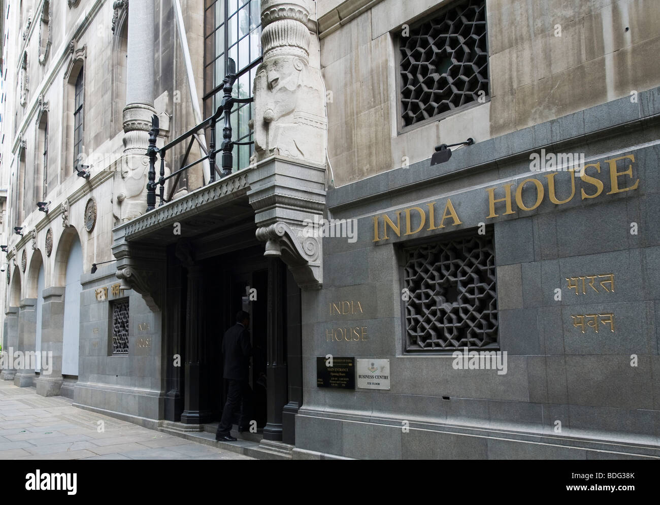 The High Commission of India, India House, London Stock Photo