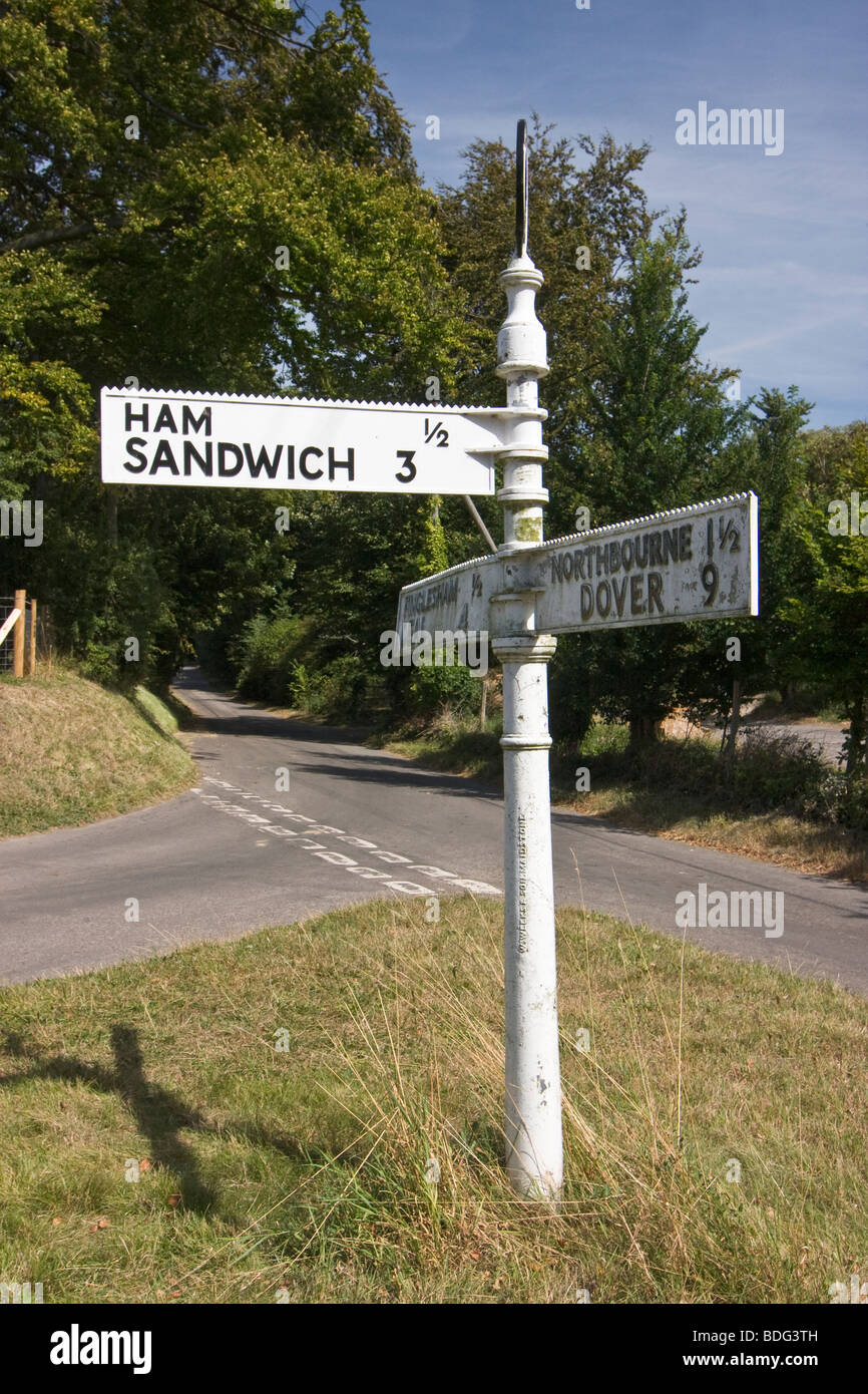 Visual Pun Rural Signpost to the Village of Ham nr the Town of ...