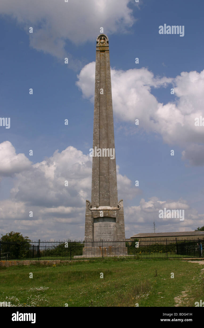 Nelson Monument Portsdown Hill Portsmouth UK Stock Photo Alamy