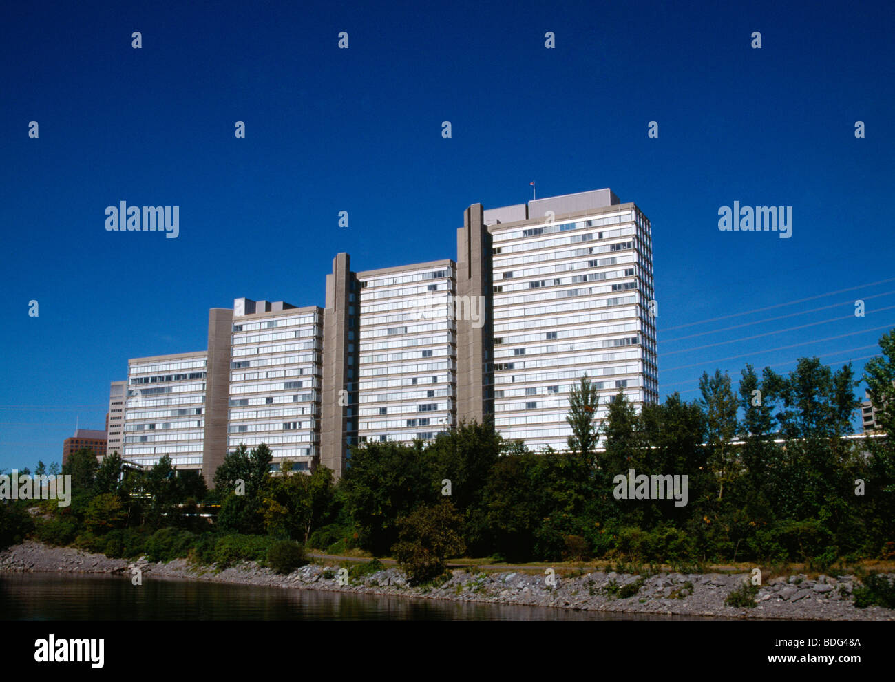 Quebec Canada Hull Apartments Stock Photo Alamy