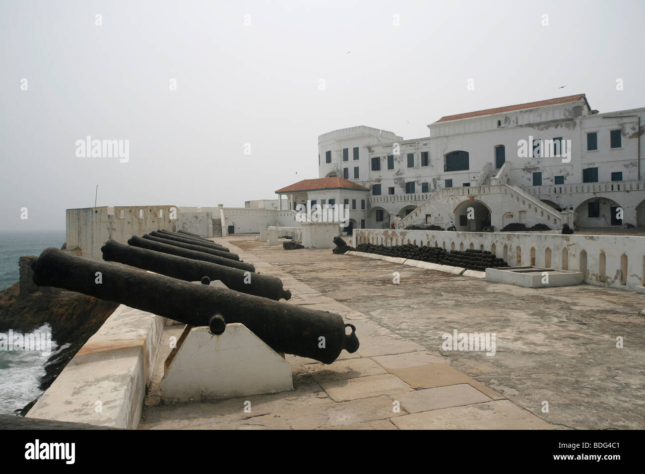 Cape Coast Castle. One of the largest slave holding forts exporting