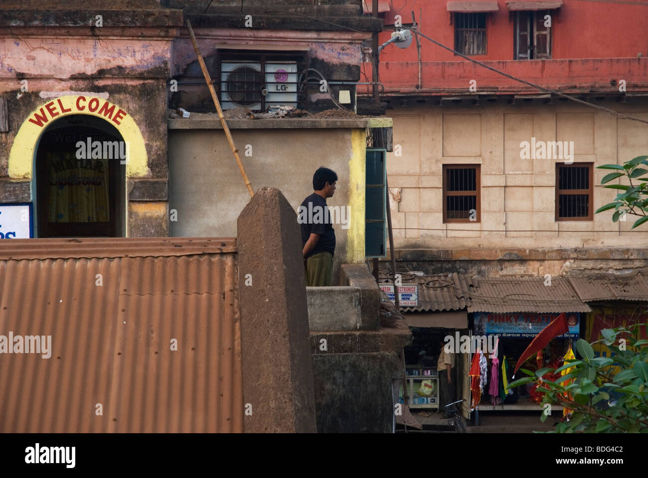 Rath Road. Bhubaneswar, Orissa, India. Stock Photo