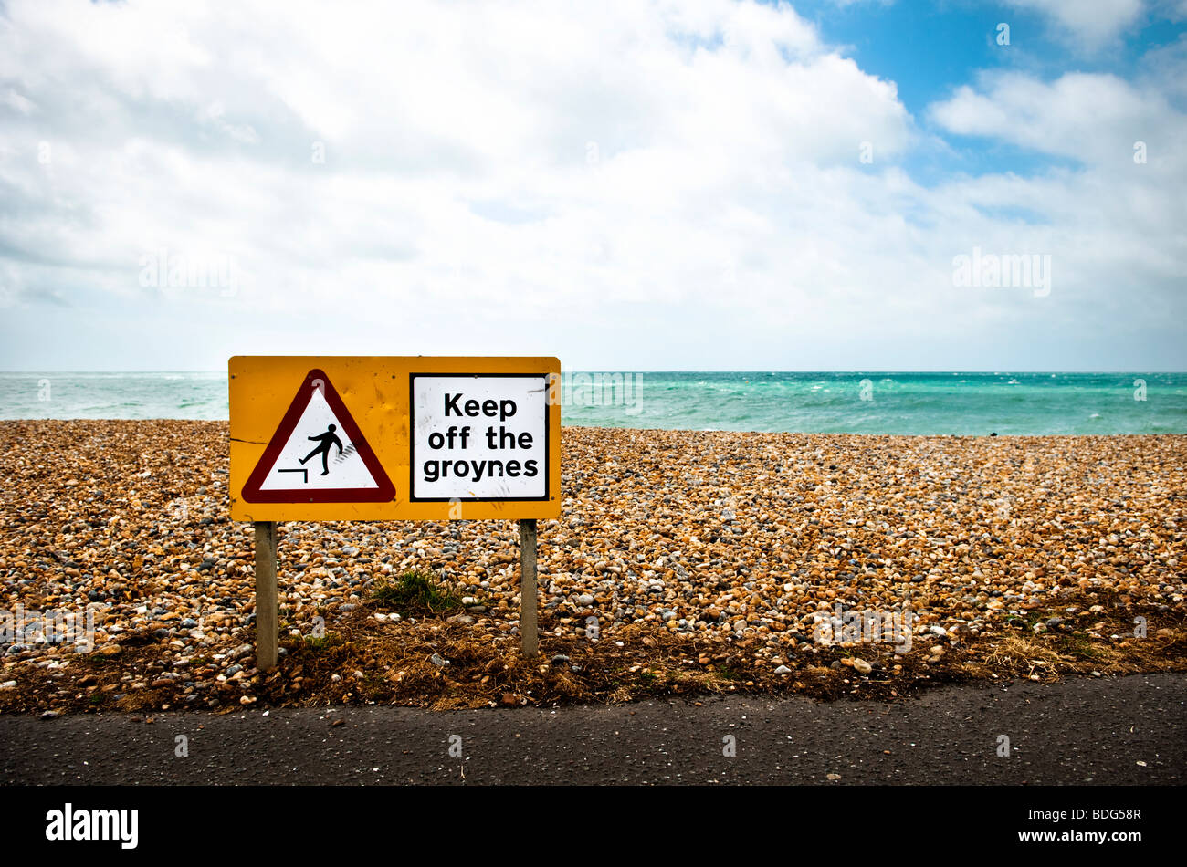 Brighton England beach Stock Photo