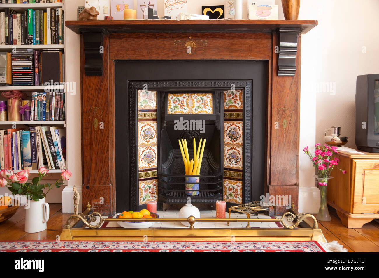 Victorian Fireplace Interior Stock Photos Victorian Fireplace