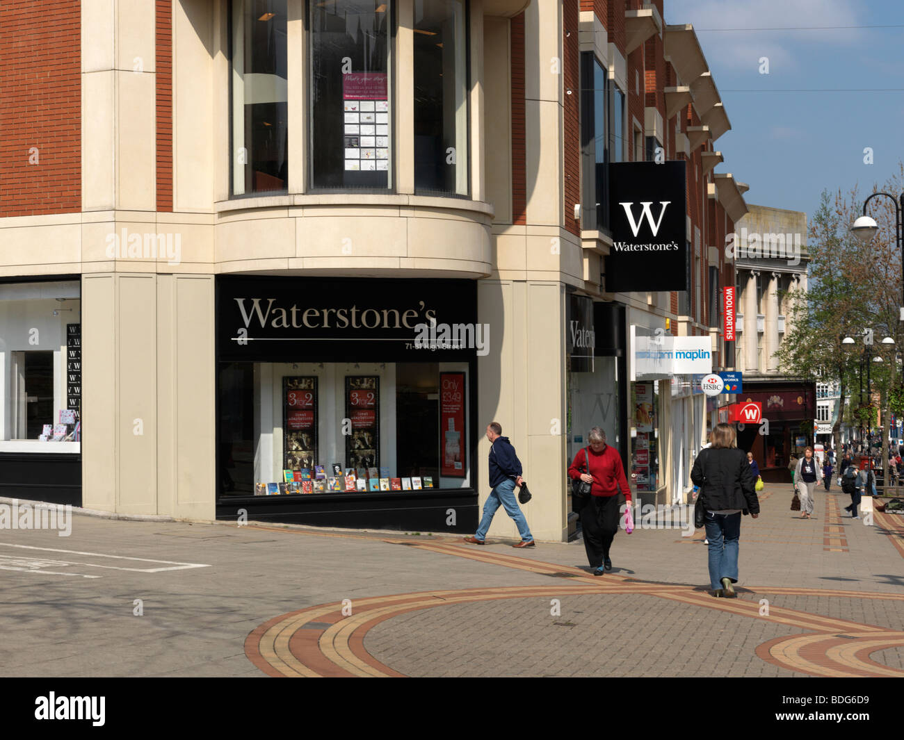 Sutton High Street Surrey Stock Photo - Alamy
