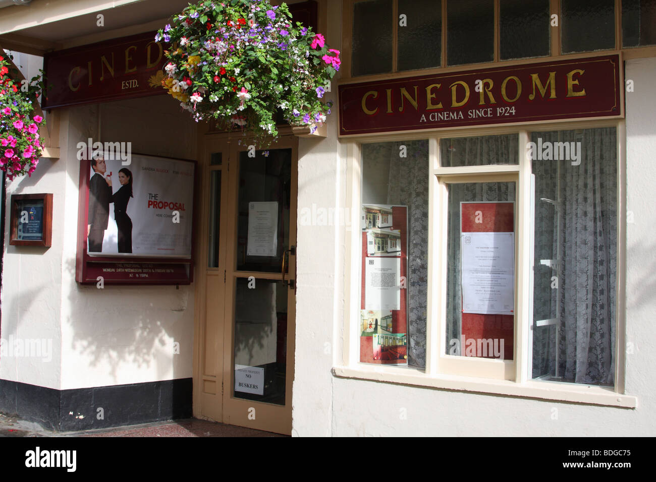 The Cinedrome (Est 1924) independent cinema in Padstow, North Cornwall, England, U.K. Stock Photo