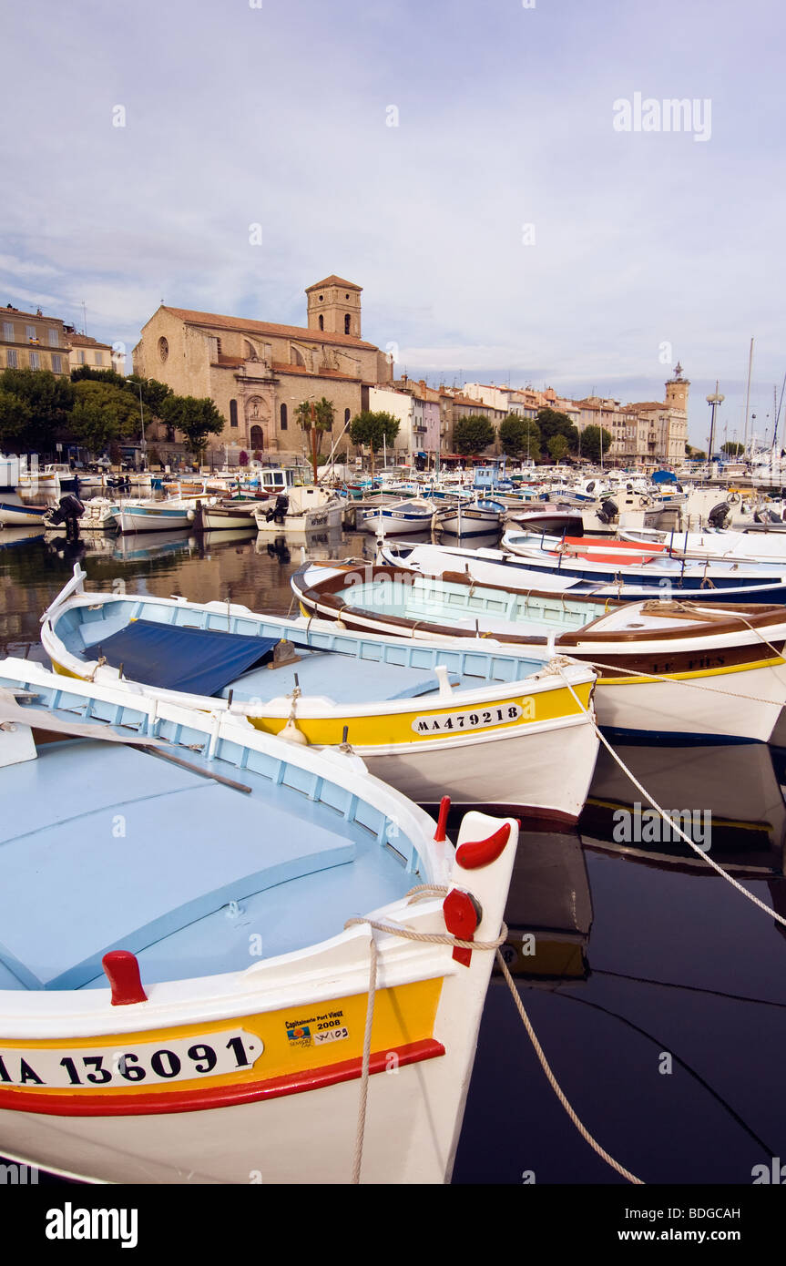 Colourful fishing boats in the marina at La Ciotat Stock Photo Alamy