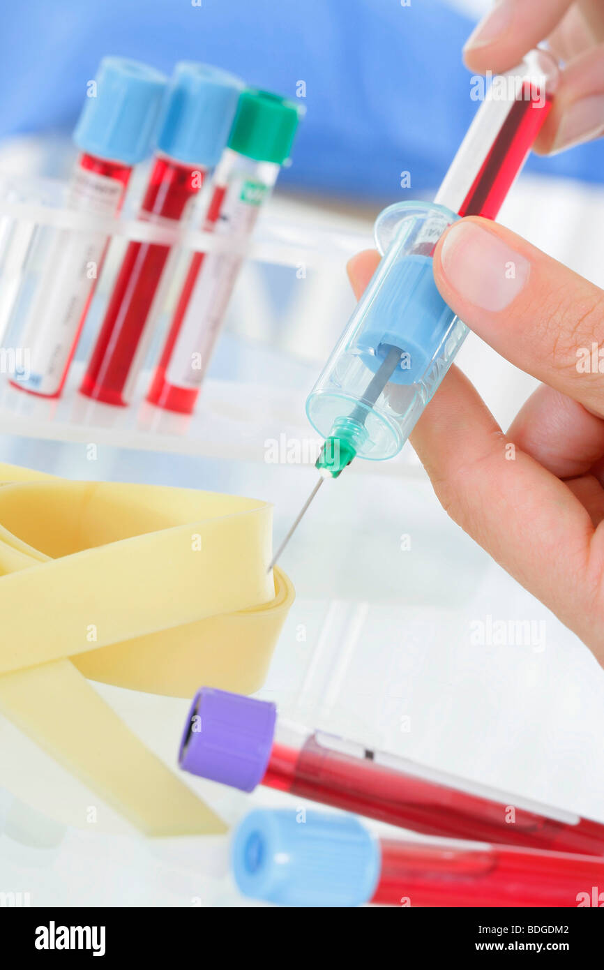 BLOOD SPECIMEN Stock Photo 25562882 Alamy