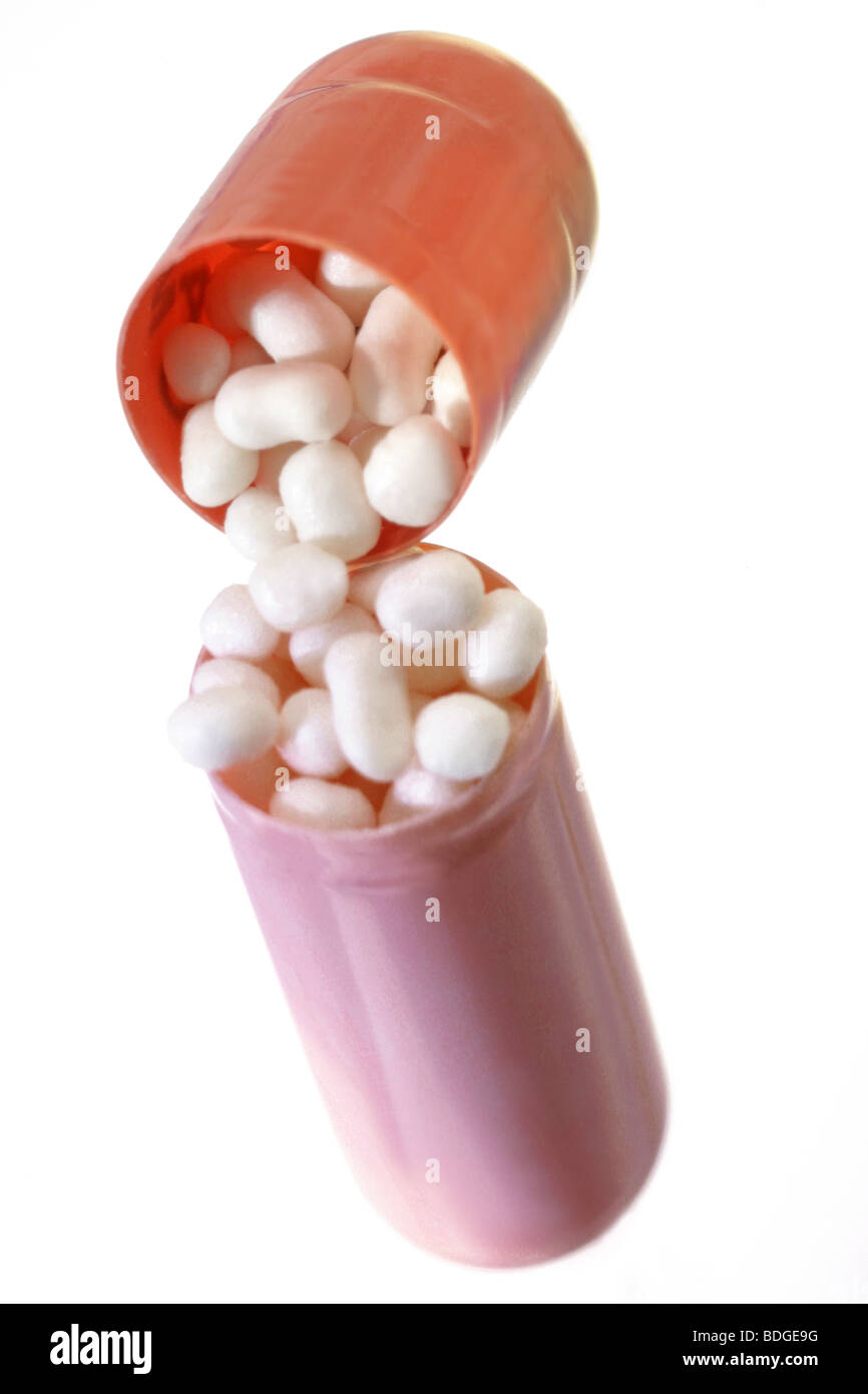 A CAPSULEFORM DRUG Stock Photo Alamy