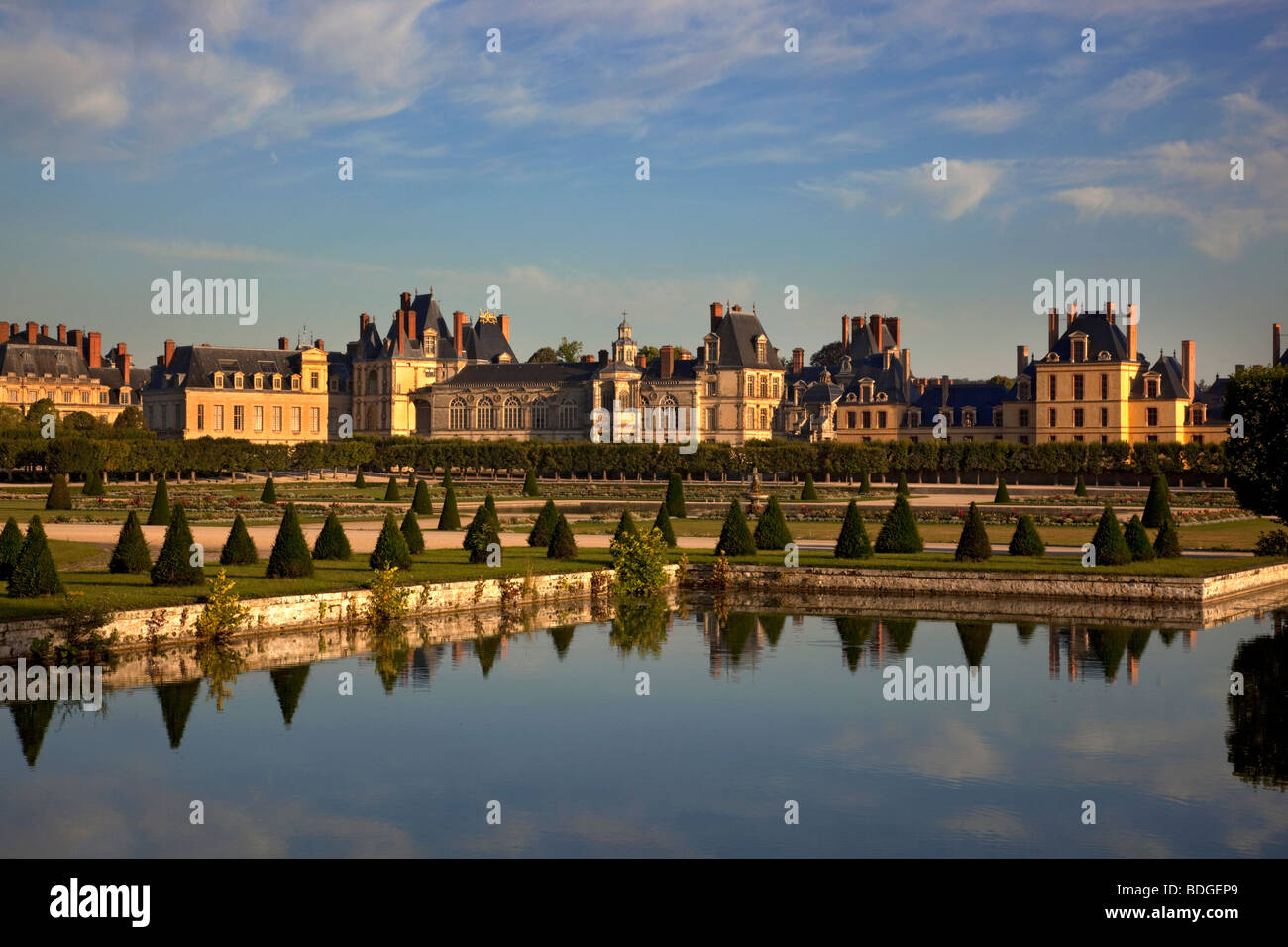 Fontainebleau Chateau, Paris, France Stock Photo