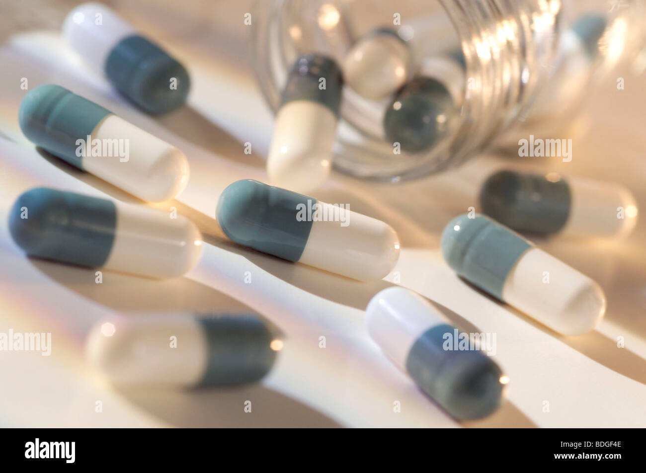 A CAPSULEFORM DRUG Stock Photo Alamy