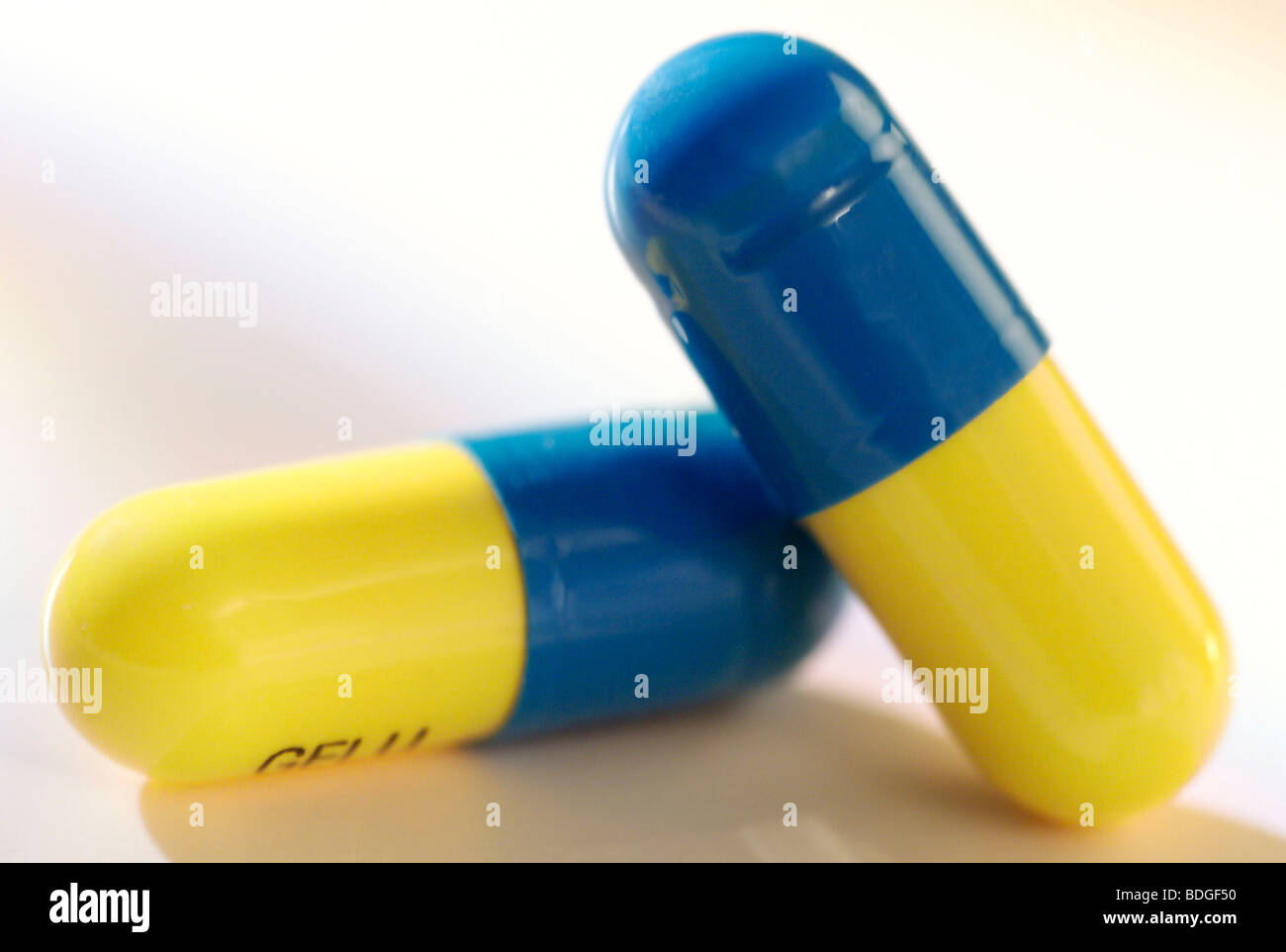 A CAPSULEFORM DRUG Stock Photo Alamy