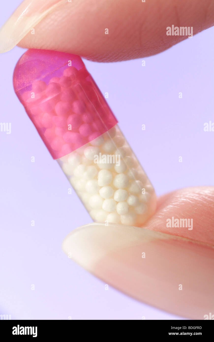 A CAPSULEFORM DRUG Stock Photo Alamy