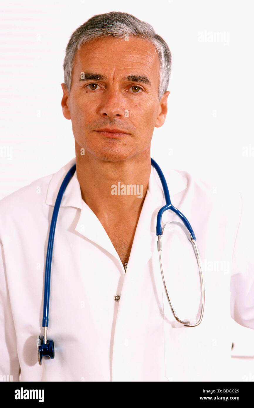 Doctor In Hospital Stock Photo Alamy