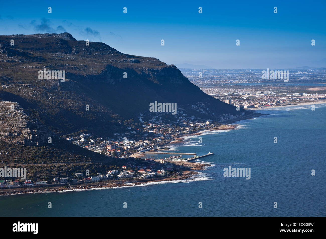 View of False Bay from Elsie's Peak, Glencairn, Capetown, South Africa