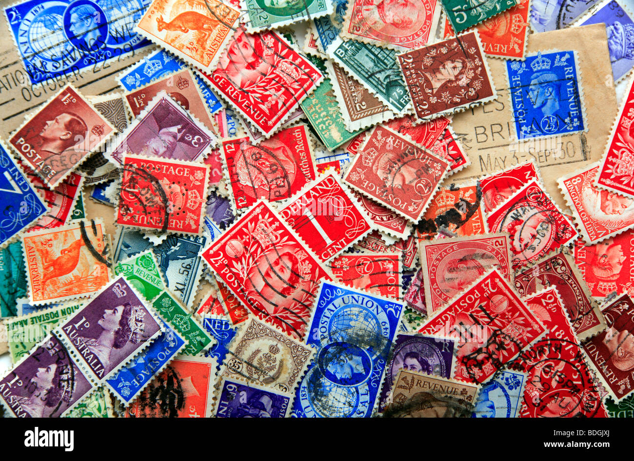 Used postage stamps hires stock photography and images Alamy