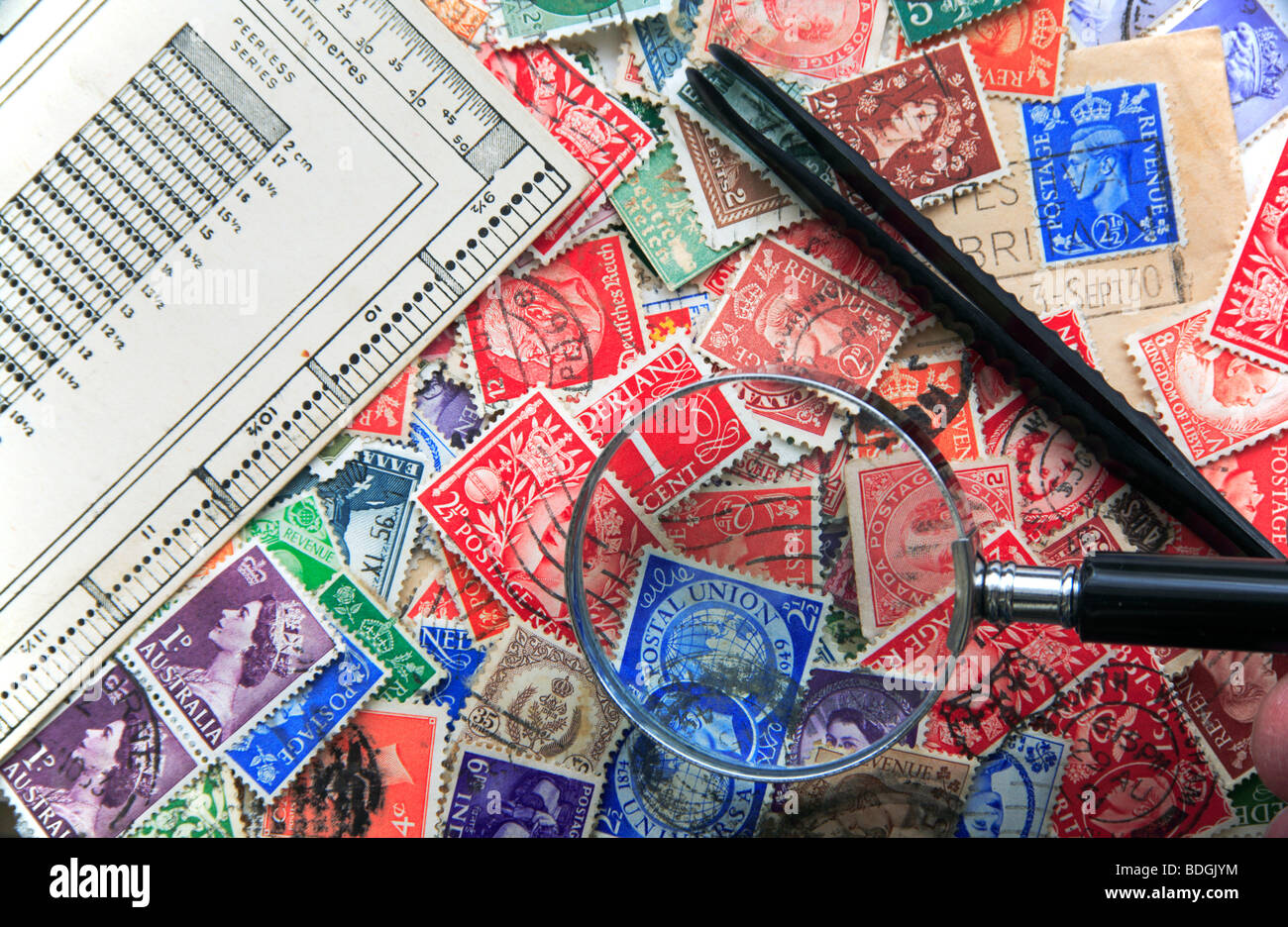 Stamp Collecting editorial stock image. Image of collect - 3894519