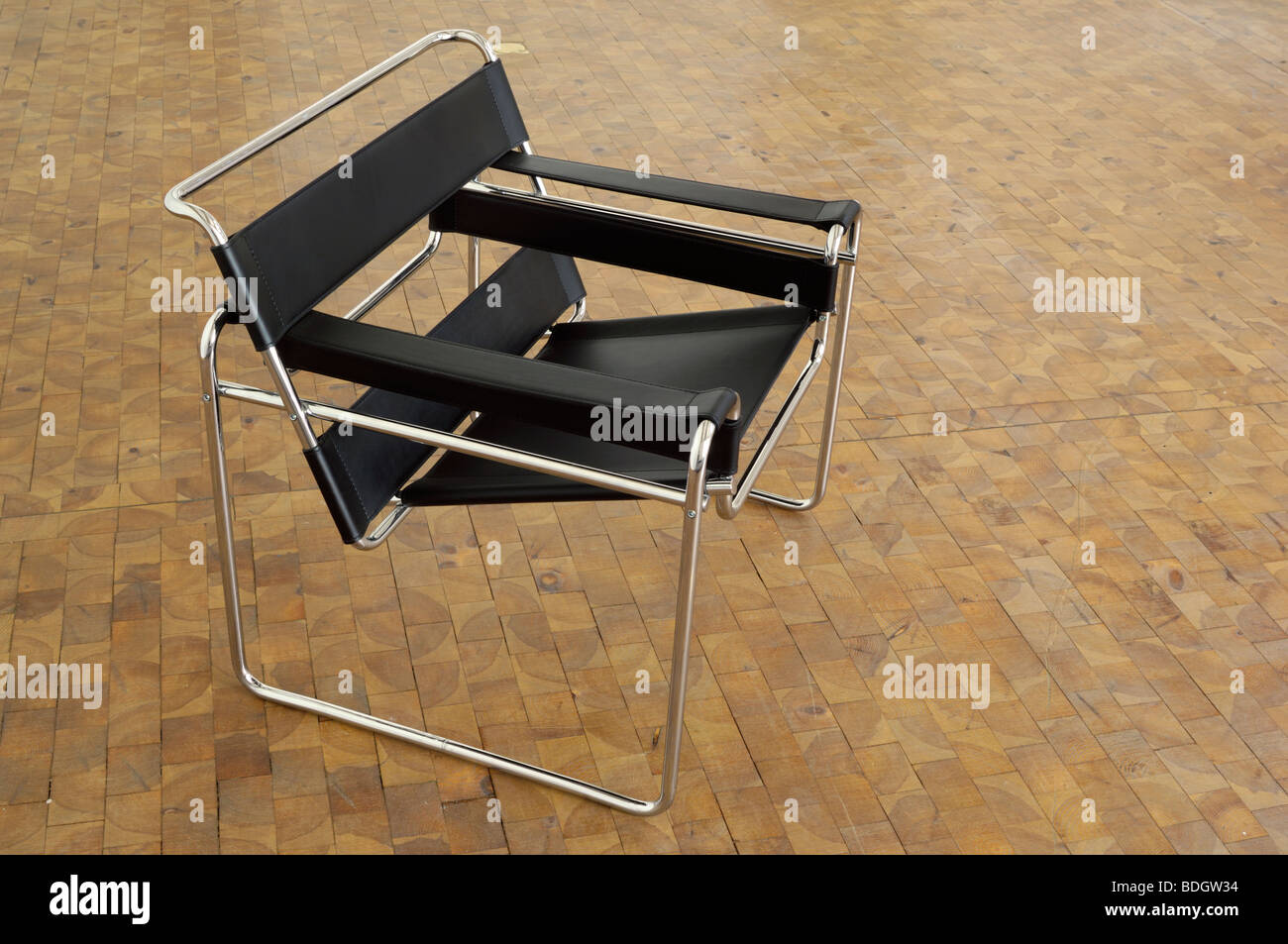 Bauhaus-classic Wassily Sessel (1925) by Marcel Breuer Stock Photo