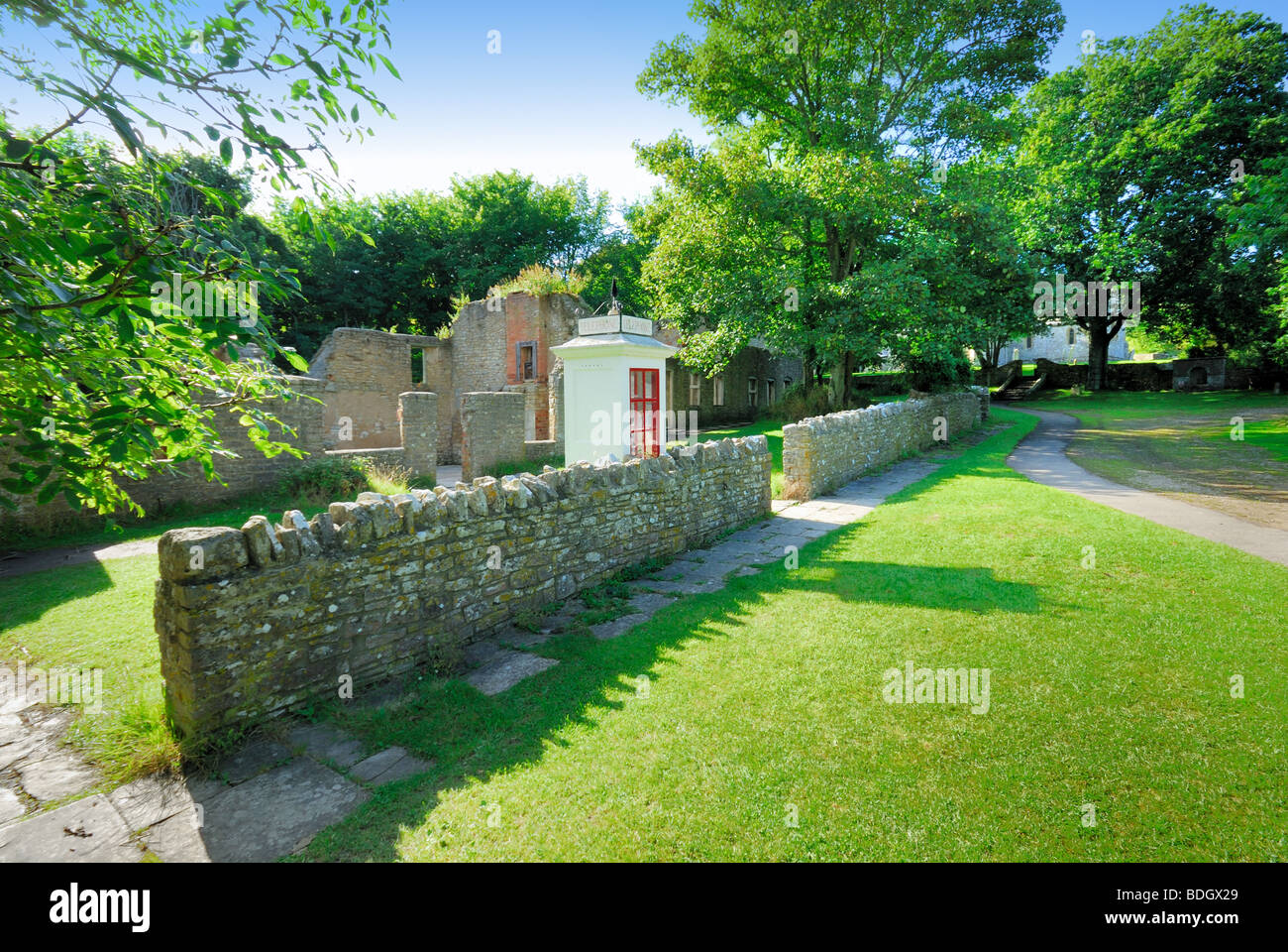 Tyneham village Dorset Stock Photo Alamy