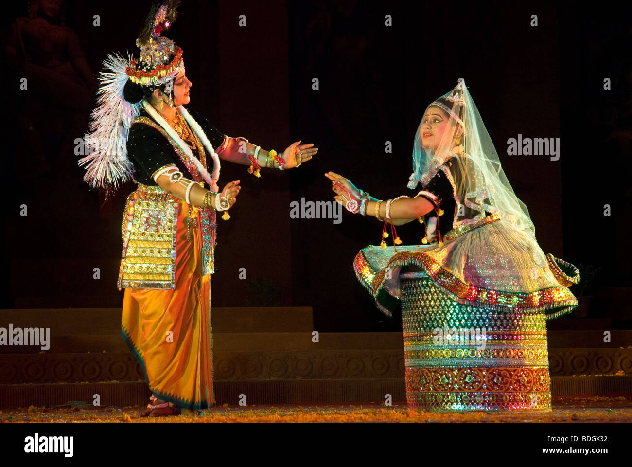 Konark Dance Festival, Orissa, India. Stock Photo