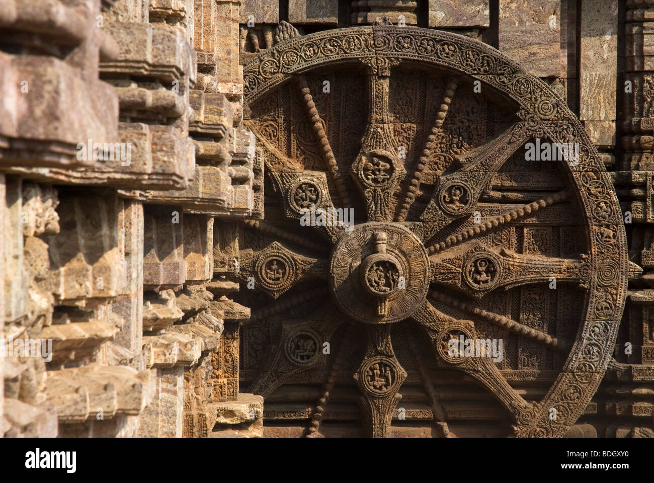 Konark (Sun Temple), Orissa, India. Stock Photo