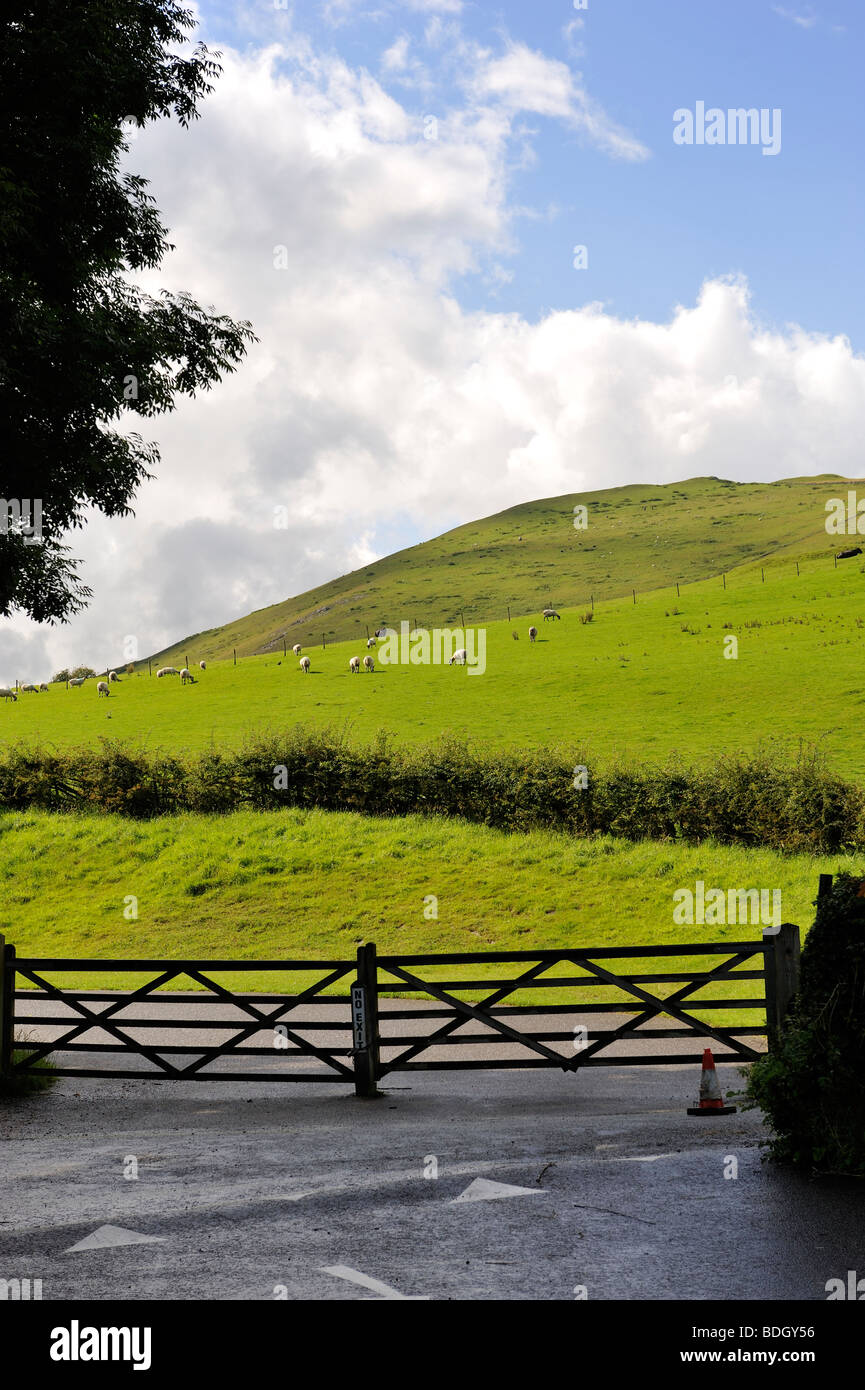 The Dovedale area of Derbyshire, the southern end of the Peak district Stock Photo