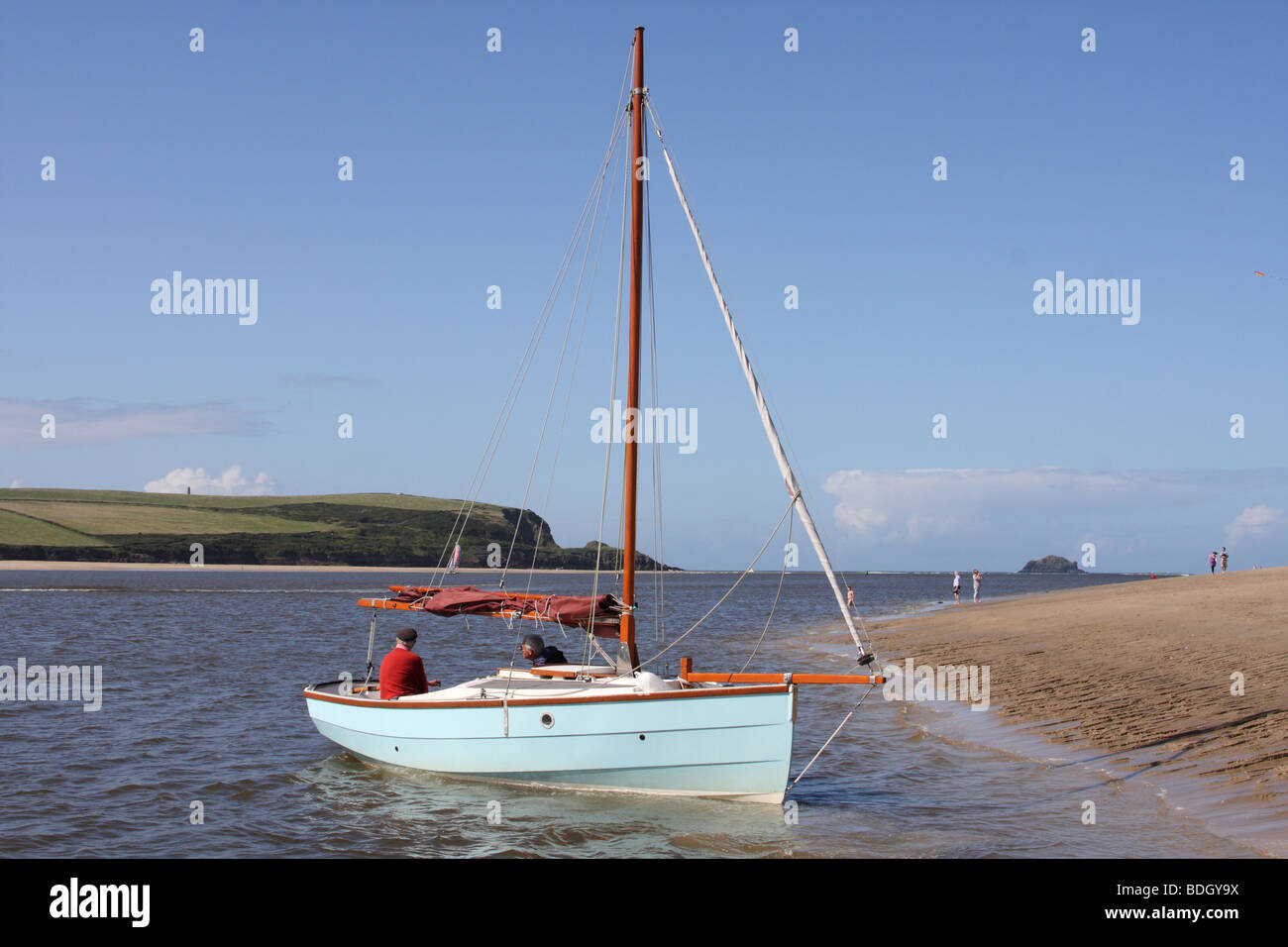 Sailing at Rock, North Cornwall, England, U.K Stock Photo Alamy