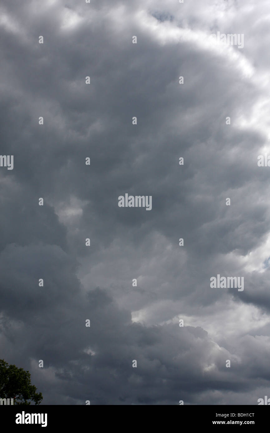 Thunderstorm clouds. Stock Photo