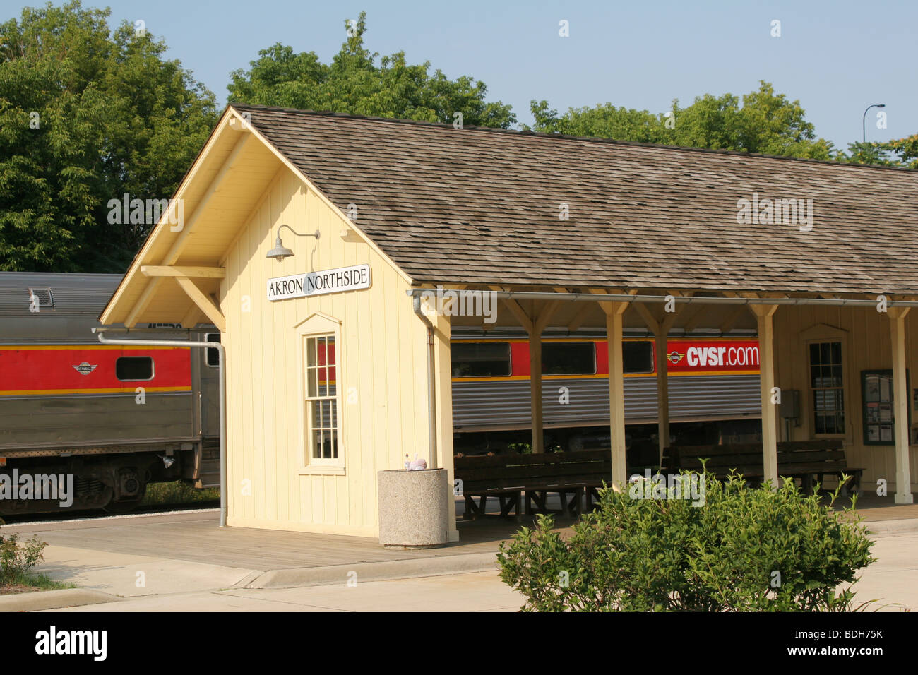 Akron Northside Train Station. Part of the Cuyahoga Valley Scenic