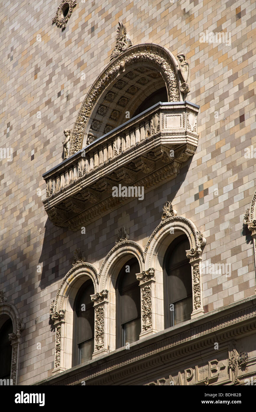 Exterior of TREMONT TEMPLE BAPTIST CHURCH was completed in 1894 and was