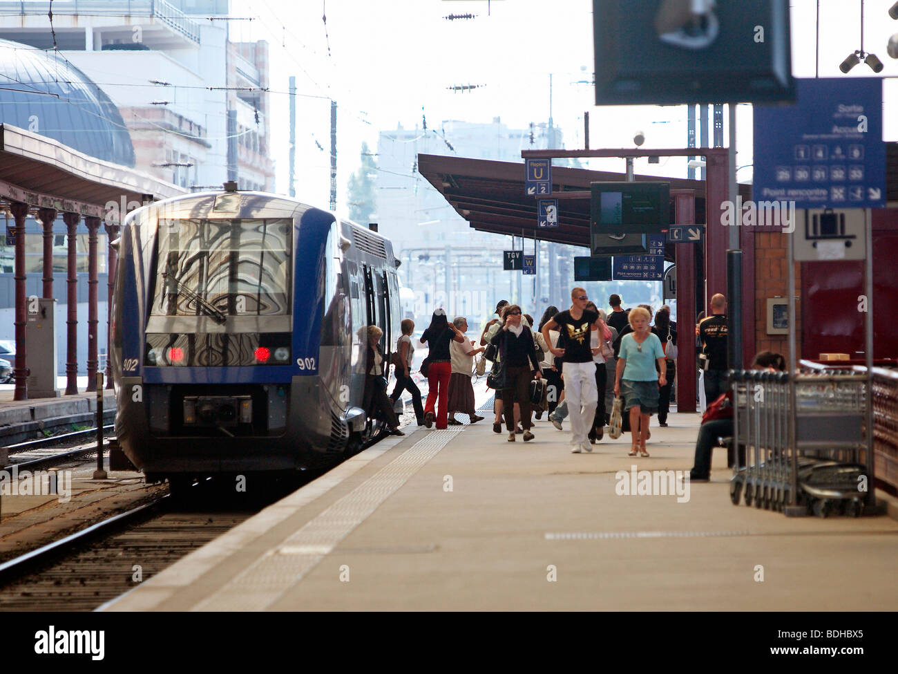Gare de Strasbourg, France Stock Photo Alamy