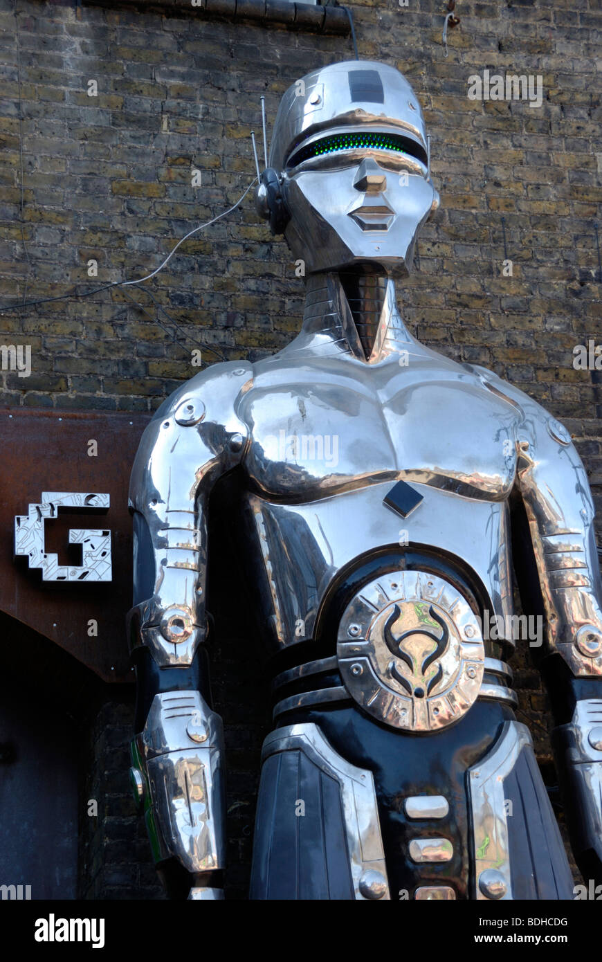 Large cyborg model / sculpture Stock Photo - Alamy