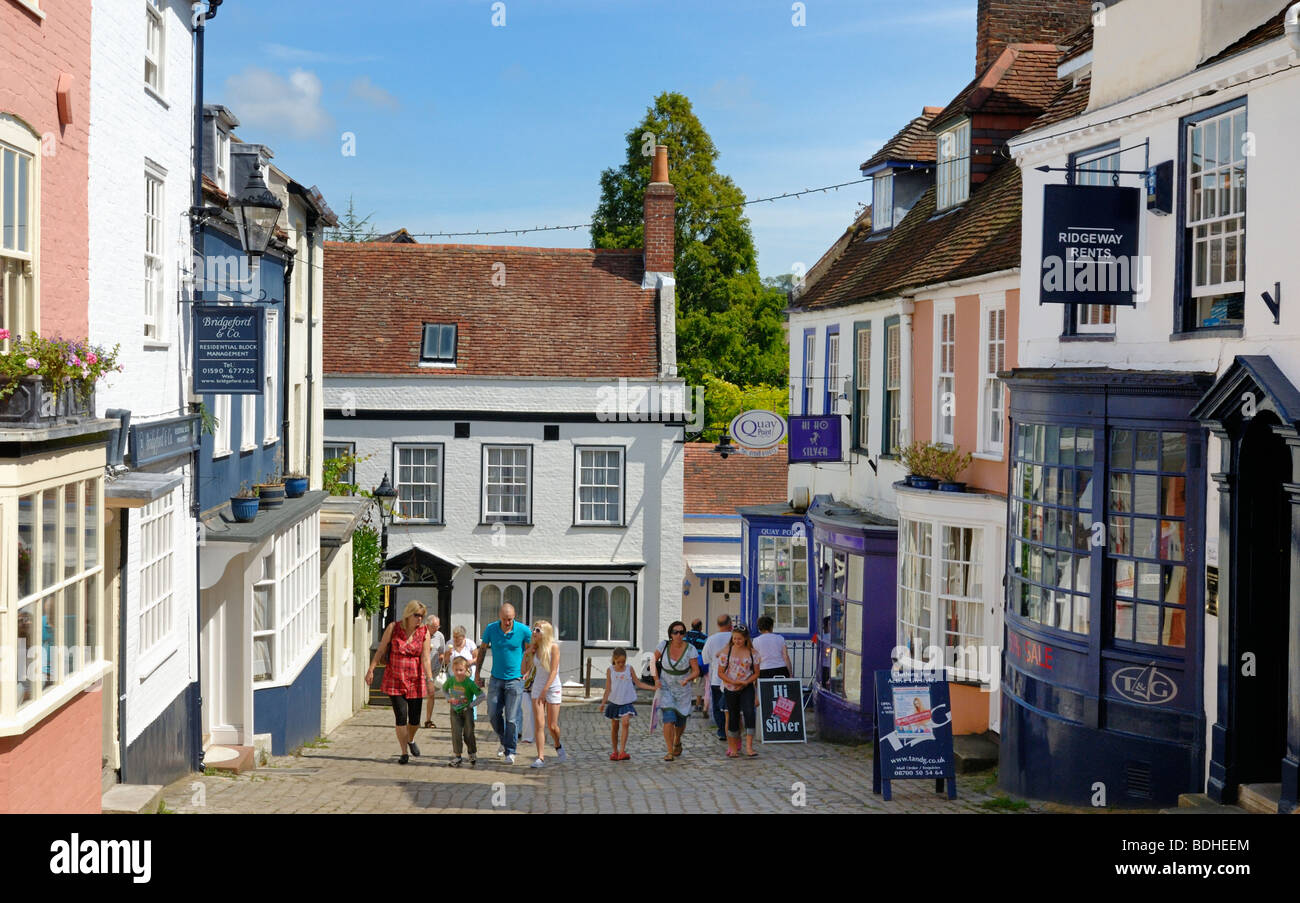 Lymington high street hires stock photography and images Alamy