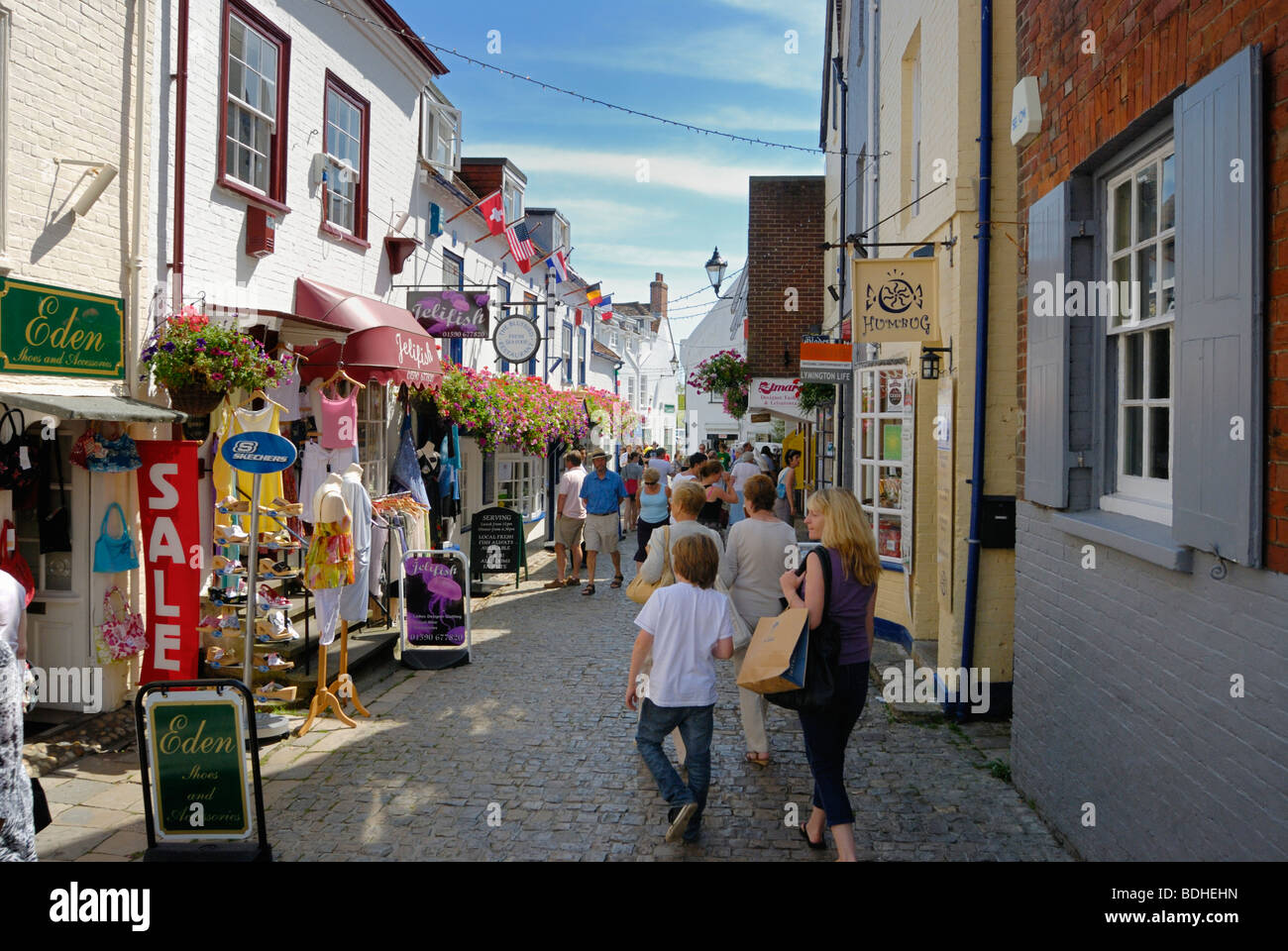Lymington high street hires stock photography and images Alamy
