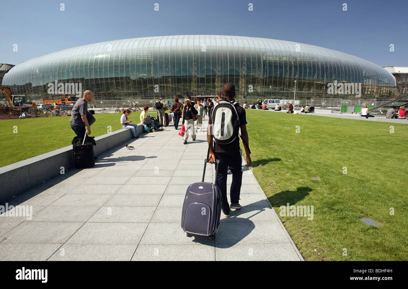 Gare de Strasbourg, France Stock Photo Alamy