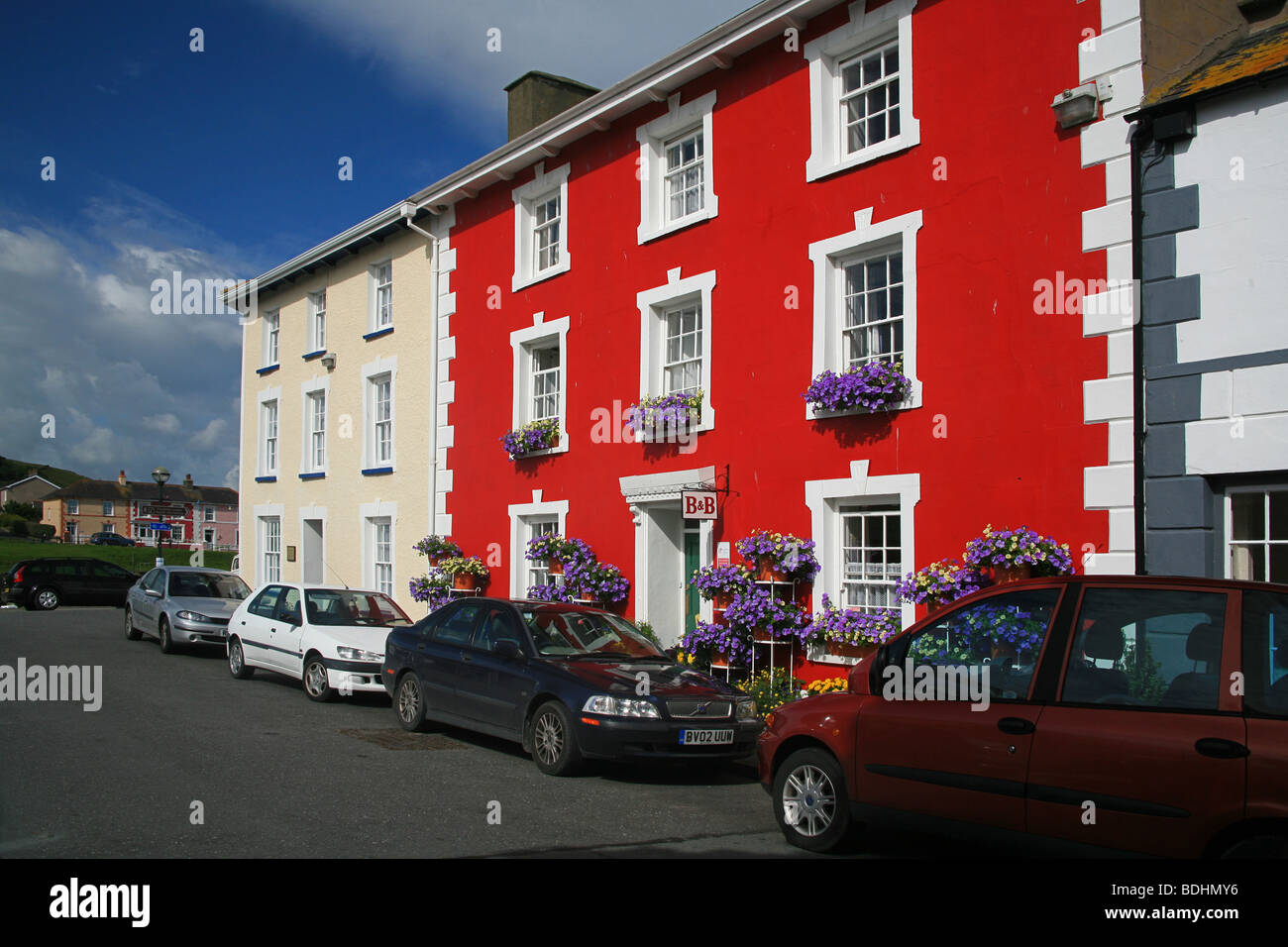 A popular and colourful Bed and Breakfast hotel overlooking the harbour