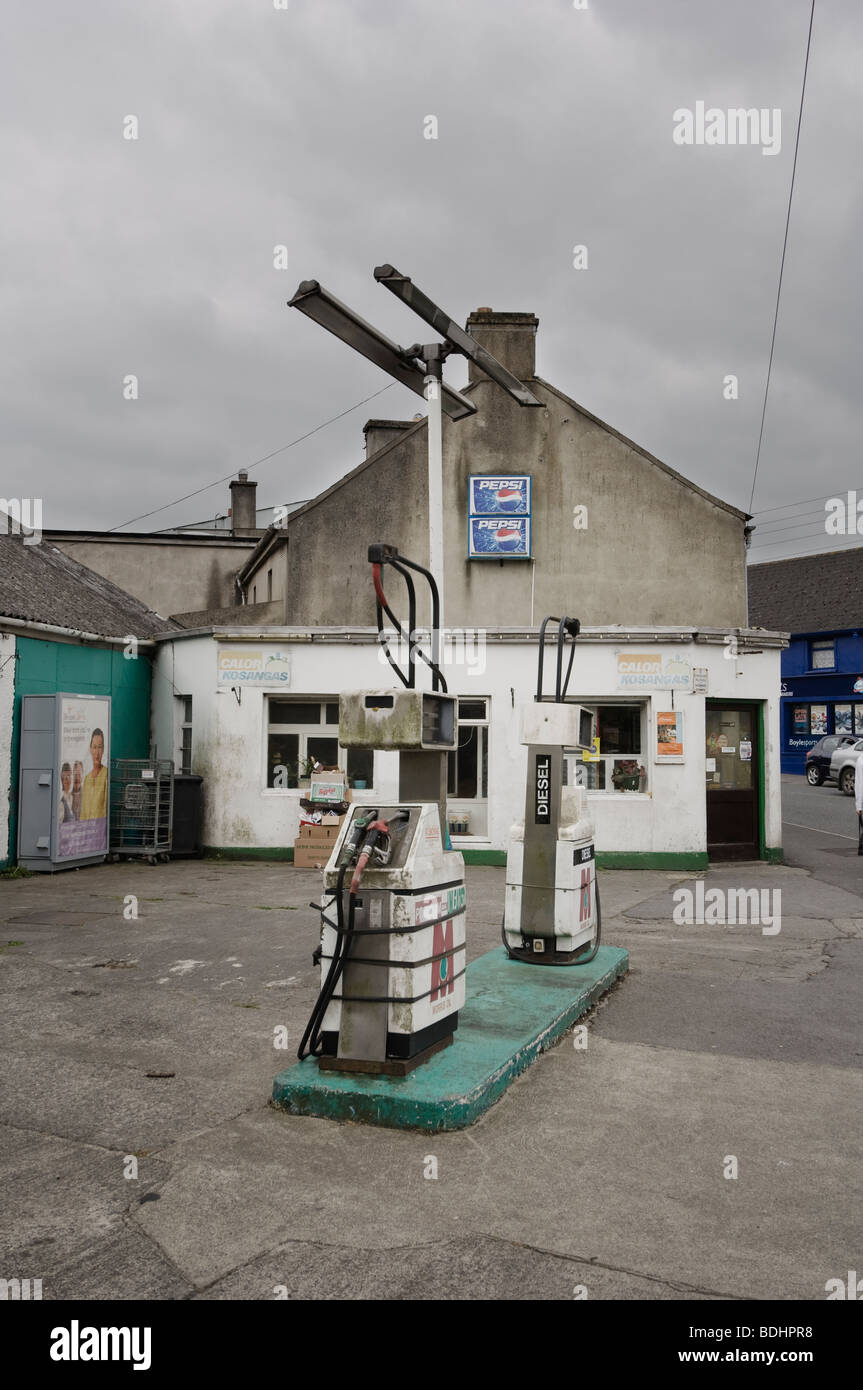 Photo Petrol Pump The old petrol station Burghfield Common  c2005 
