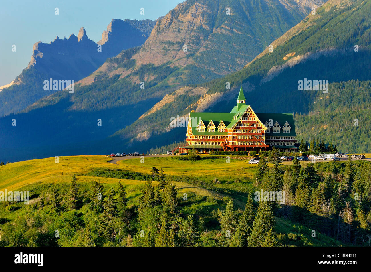 Waterton National Park 09672 Stock Photo Alamy