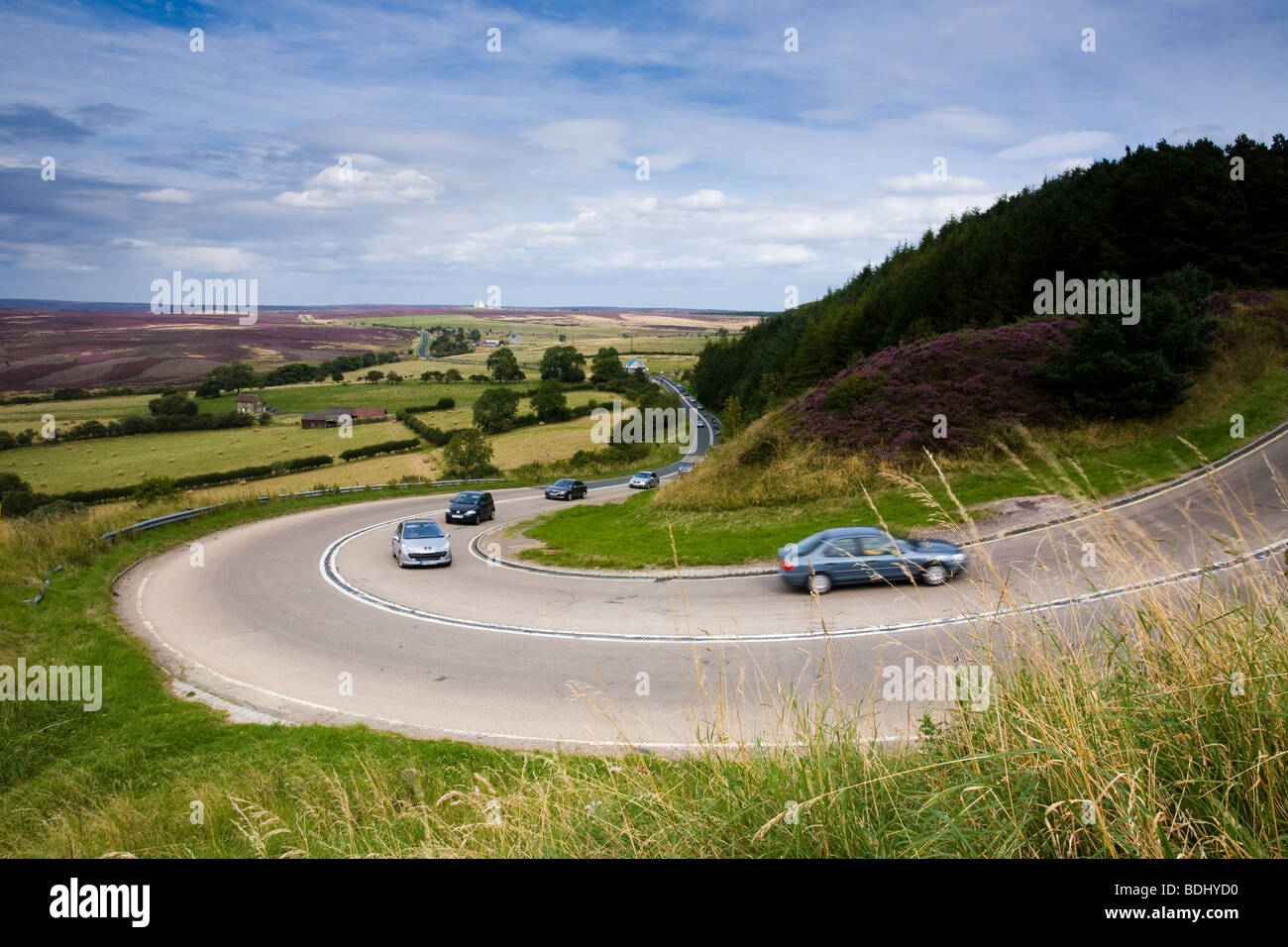A169, Hole of Horcum, North York Moors, England Stock Photo - Alamy