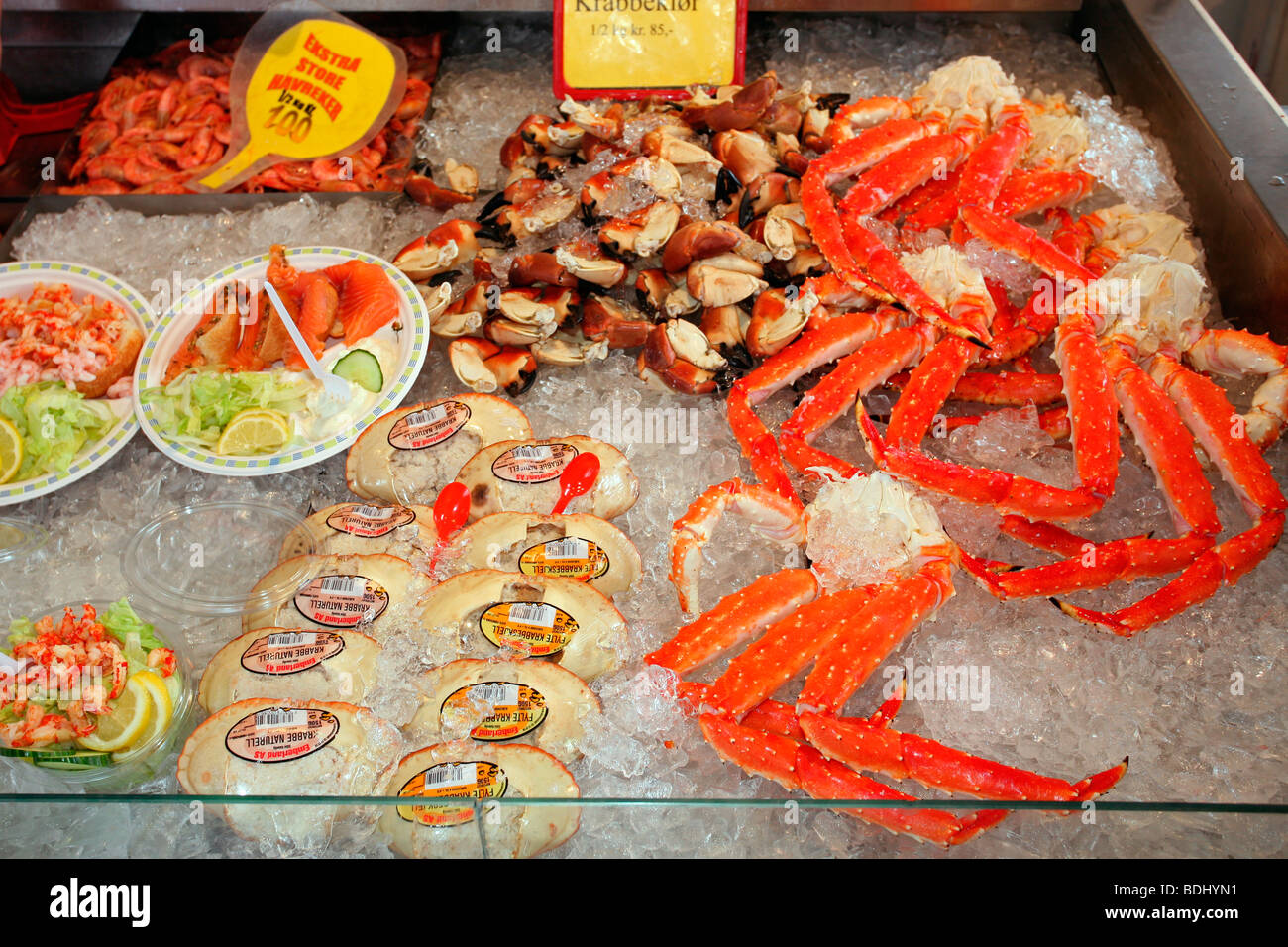 Bergen Fish Market Stock Photo Alamy