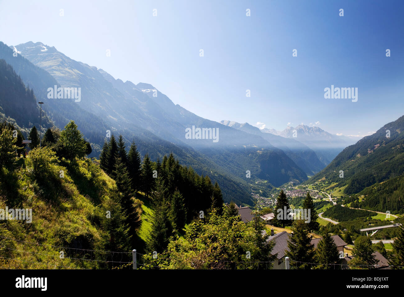 San Bernardino pass, Switzerland, CH Stock Photo