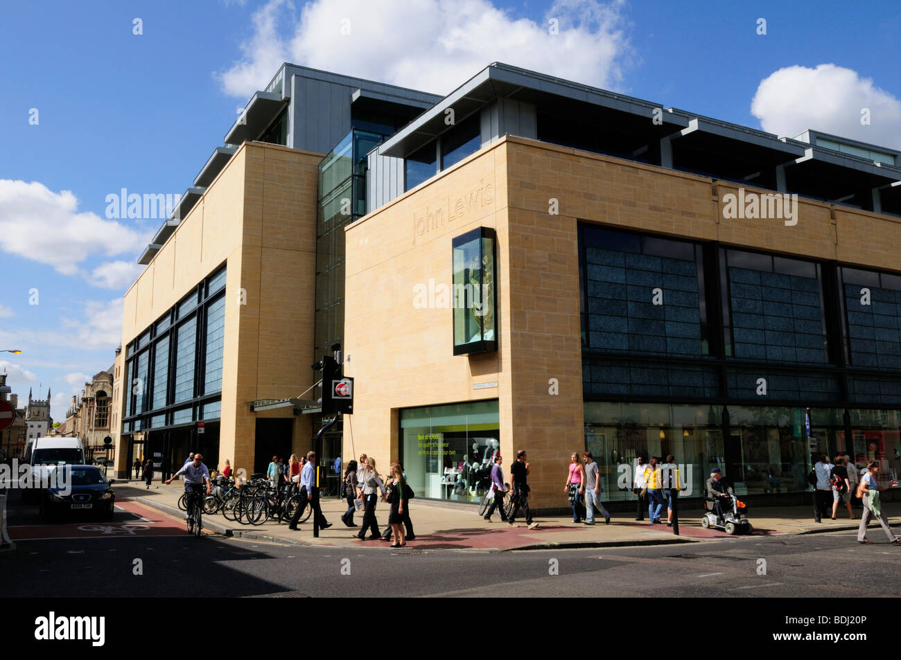 The John Lewis department store in St Andrews Street Cambridge England