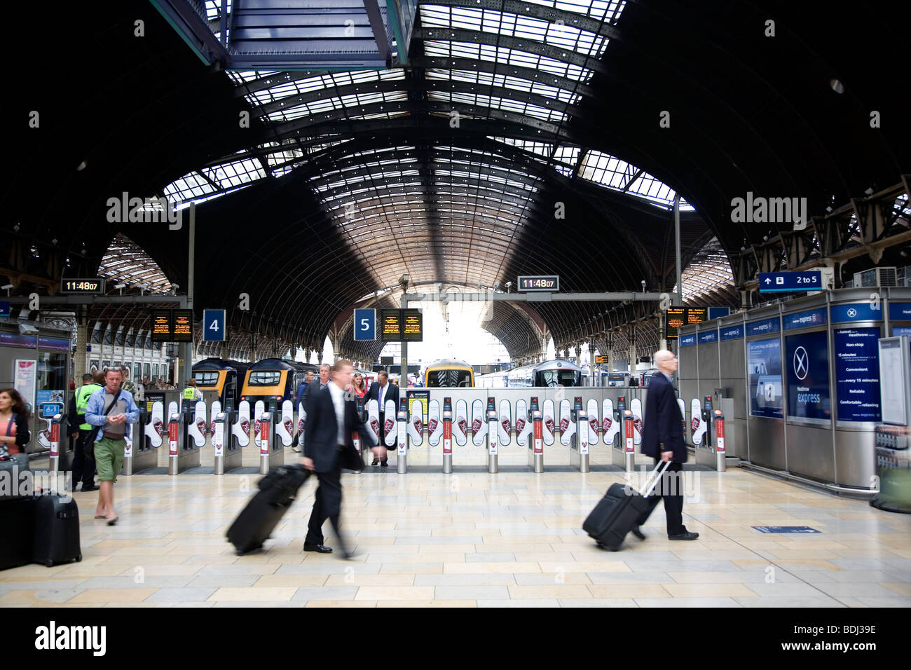 Paddington Station London UK Stock Photo Alamy