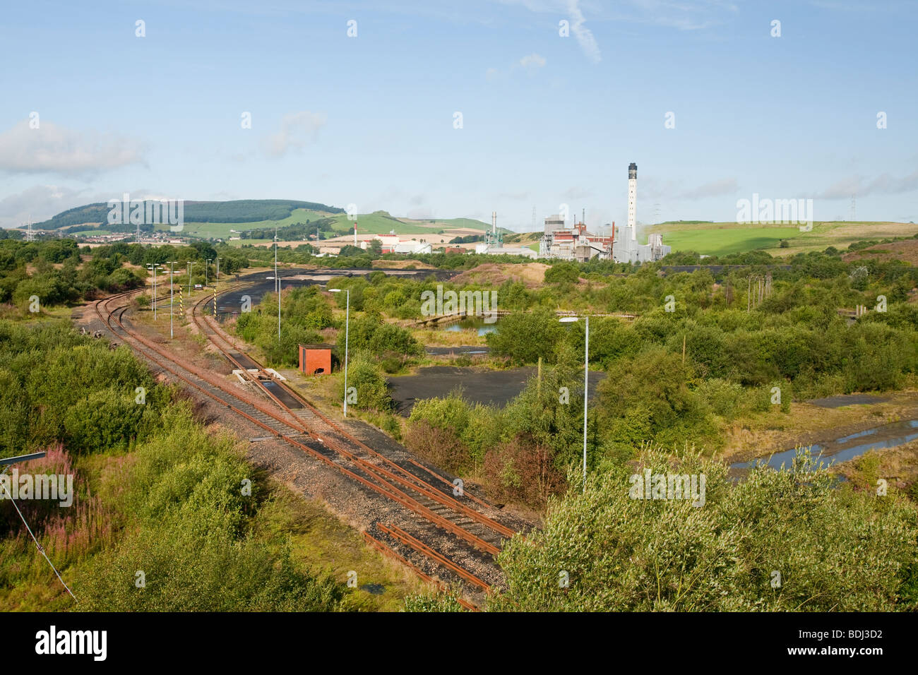 Fife power station a gas turbine power plant on the site of the former
