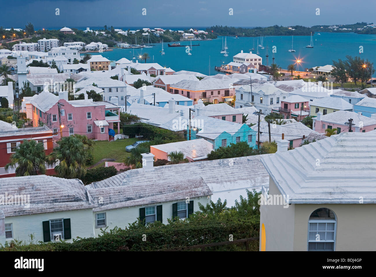 Bermuda, Atlantic Ocean, St George's Parish, historic town of St. George Stock Photo