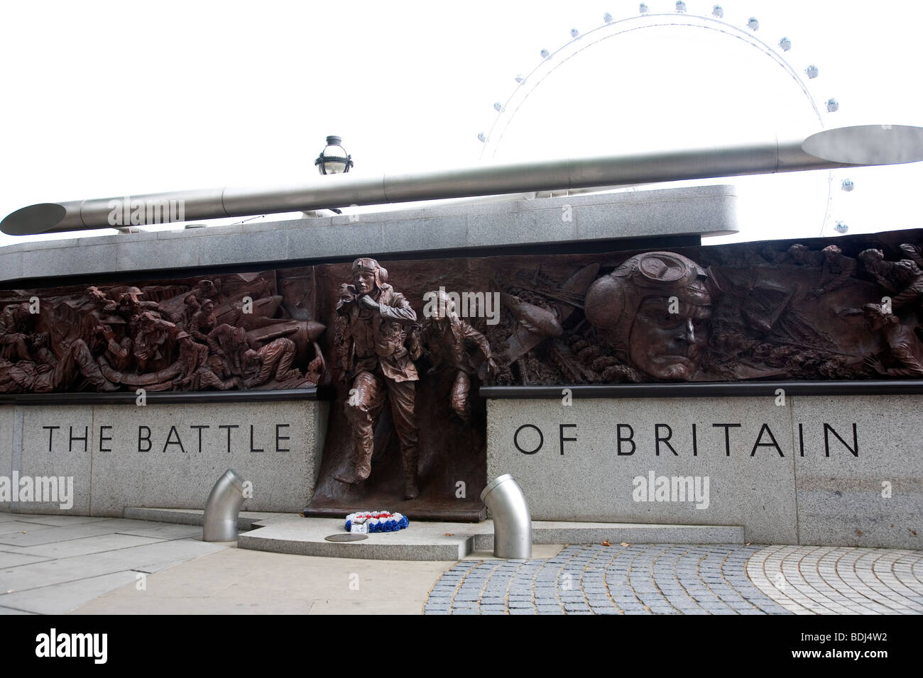 Battle of Britain monument - London Embankment  - Stock Photo